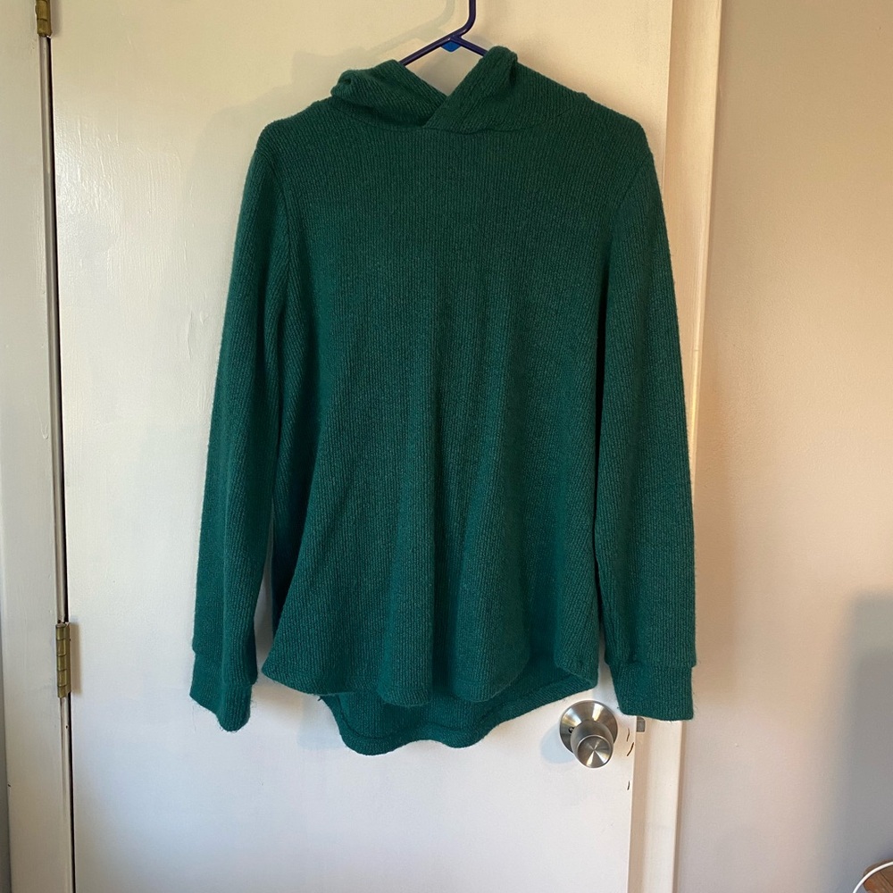 Green sweater hoodie